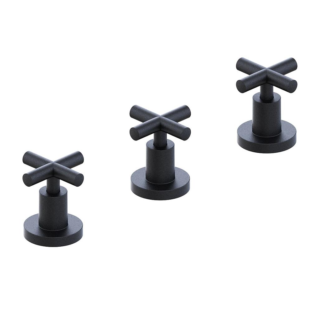 GRIFERIA BICOMANDO BIDET SUN CRUZ BLACK HIDROMET – 10 AÑOS DE GARANTÍA [4502NEGR]