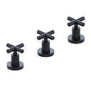 GRIFERIA BICOMANDO BIDET SUN CRUZ BLACK HIDROMET – 10 AÑOS DE GARANTÍA [4502NEGR]