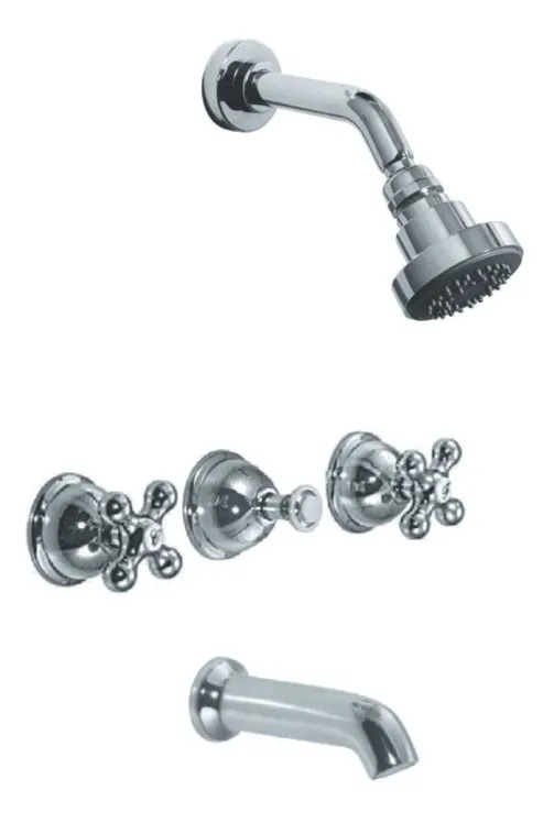 GRIFERIA BICOMANDO BAÑERA A TIRADOR SELF/BABY CROMO – 10 AÑOS DE GARANTÍA [01014CRCR]