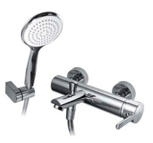 GRIFERIA MONOCOMANDO DUCHA CON TRANSFERENCIA EXTERIOR STORM CROMO – 10 AÑOS DE GARANTÍA [04805CRCR]