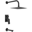 GRIFERIA MONOCOMANDO DUCHA CON TRANSFERENCIA EMBUTIDA RAPTOR BLACK – 10 AÑOS DE GARANTÍA [9403NEGR]