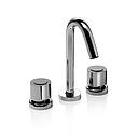 GRIFERÍA BICOMANDO CONVENCIONAL OPTIMA LAVATORIO MESADA PICO DE CAÑO CROMO PIAZZA [31201]