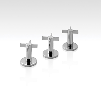 GRIFERÍA BICOMANDO CIERRE CERAMICO GUILTY CRUZ BIDET CON TRANSFERENCIA CROMO PIAZZA [22404]