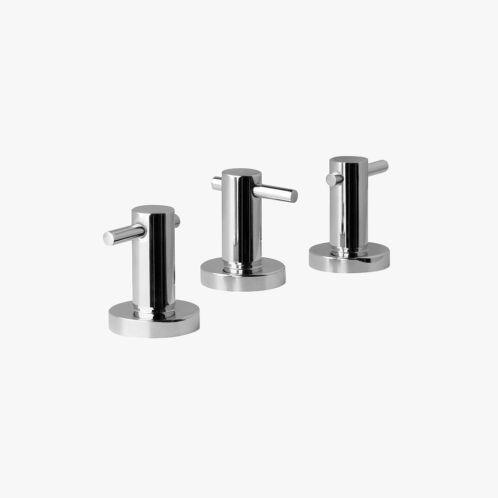 GRIFERÍA BICOMANDO CIERRE CERAMICO ZEN BIDET CROMO HYDROS [405111]