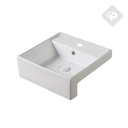 BACHA DE PORCELANA DE EMPOTRAR 410x410x150 mm - 1 AGUJERO PIAZZA [A173C]