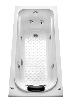 BAÑERA HIDROMASAJE DE LUJO 1700mm PIAZZA [BH170L]