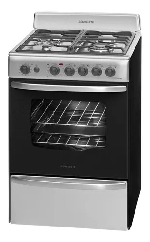 COCINA PREMIUM A GAS LONGVIE 60CM - INOXIDABLE - EFICIENCIA A++  [19601X]