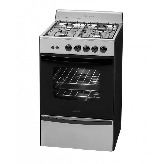 COCINA STD A GAS LONGVIE 56CM - INOXIDABLE - EFICIENCIA A++  [13331XF]