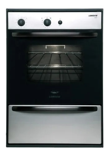 HORNO A GAS 74LTS - EFICIENCIA ENERGÉTICA A++ - CON PARRILLA A GAS , TIMER, TERMOSTATO Y ENCENDIDO ELÉCTRICO - 60X90CM - ACERO INOXIDABLE - LONGVIE [H14600XF]