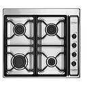 ANAFE PREMIUM - ENCASTRABLE A GAS LONGVIE  60CM - INOXIDABLE - EFICIENCIA "A" [A6600XF / RXF]