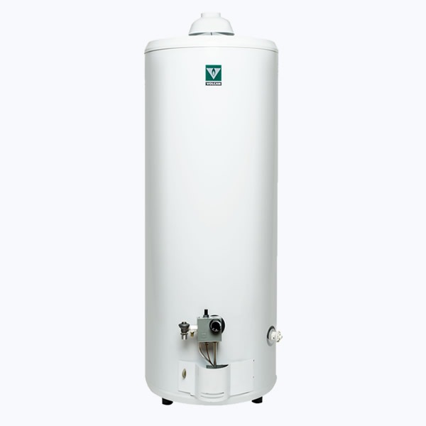 TERMOTANQUE GAS NATURAL 130LTS BLANCO - CONEXIÓN SUPERIOR - VOLCAN [0130GV]