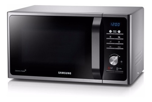 MICROONDAS SAMSUNG 23LTS - INTERIOR CERÁMICO, CON GRILL - NEGRO [MG23F3K3TAK] (copia)