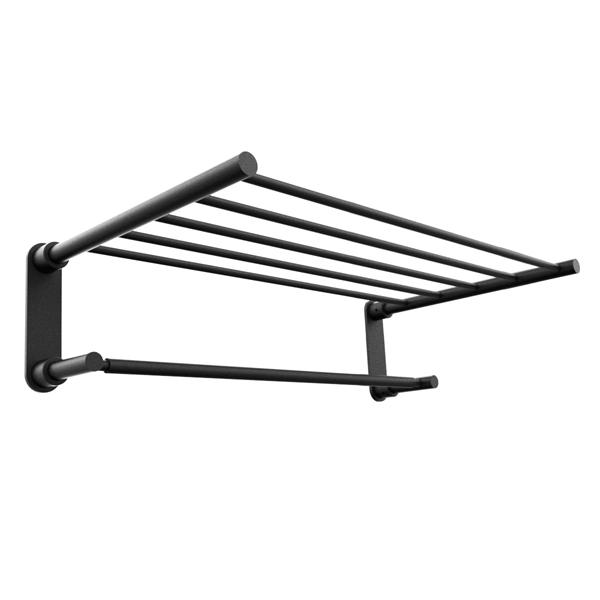 ACCESORIO TOALLERO COLGANTE BLACK - HIDROMET - [01900NEGR]