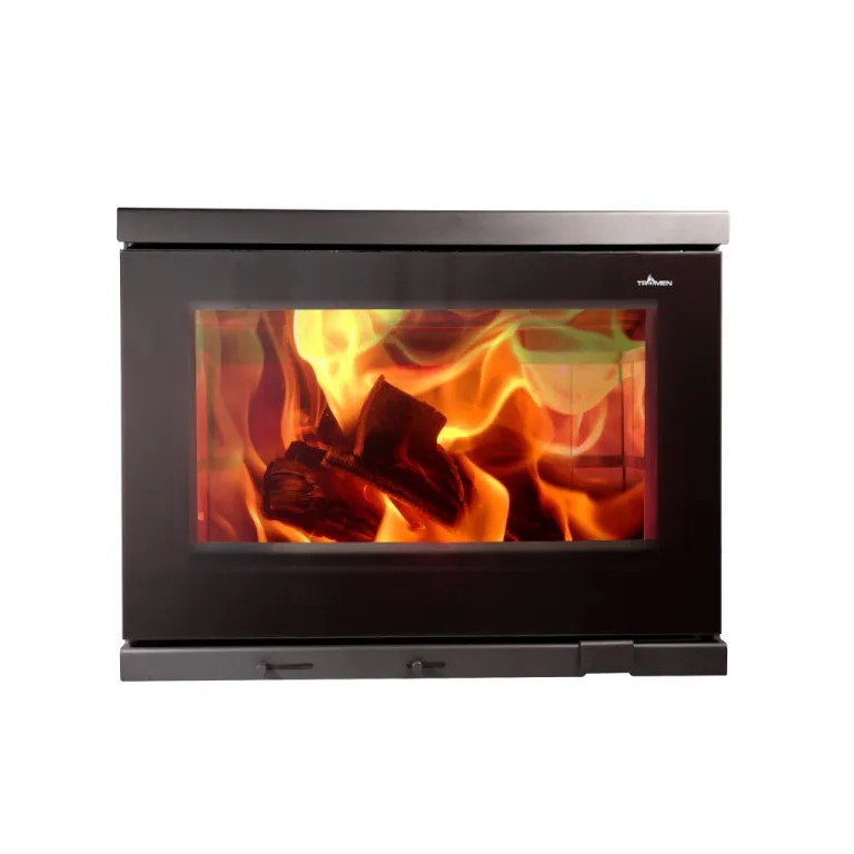 CALEFACTOR DOBLE APLICACIÓN A LEÑA PARIS - LINEA PREMIER 27000 kcal - Salida de humo 10" - 240m2  - TROMEN [01-000-015]