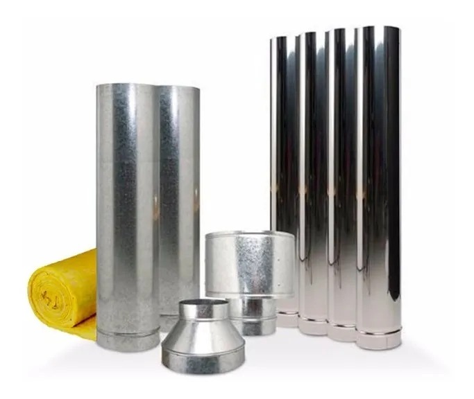  KIT TECHO 8" INOX - PARA CALEFACCION  - TROMEN [05-000-012]