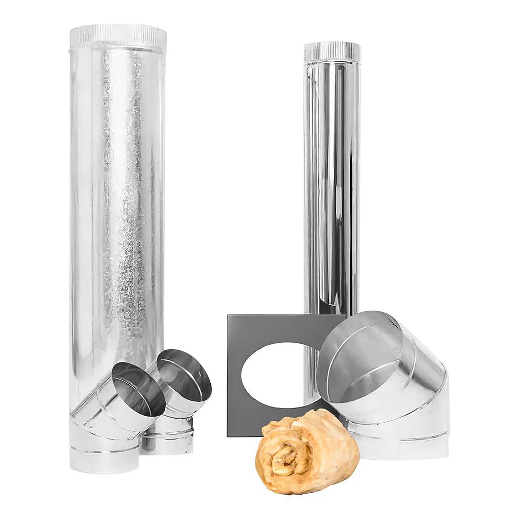  KIT COMPLEMENTO PARED 6" INOX - PARA CALEFACCION  - TROMEN [05-000-038]