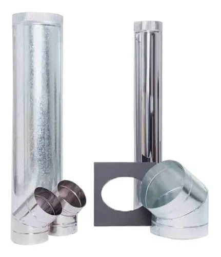 KIT COMPLEMENTO PARED 10" INOX - PARA CALEFACCION  - TROMEN [05-000-070]