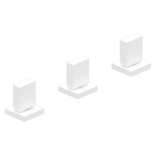 GRIFERÍA BICOMANDO BIDET BLOCK PLANE WHITE HIDROMET – 10 AÑOS DE GARANTÍA [34007BLBL]