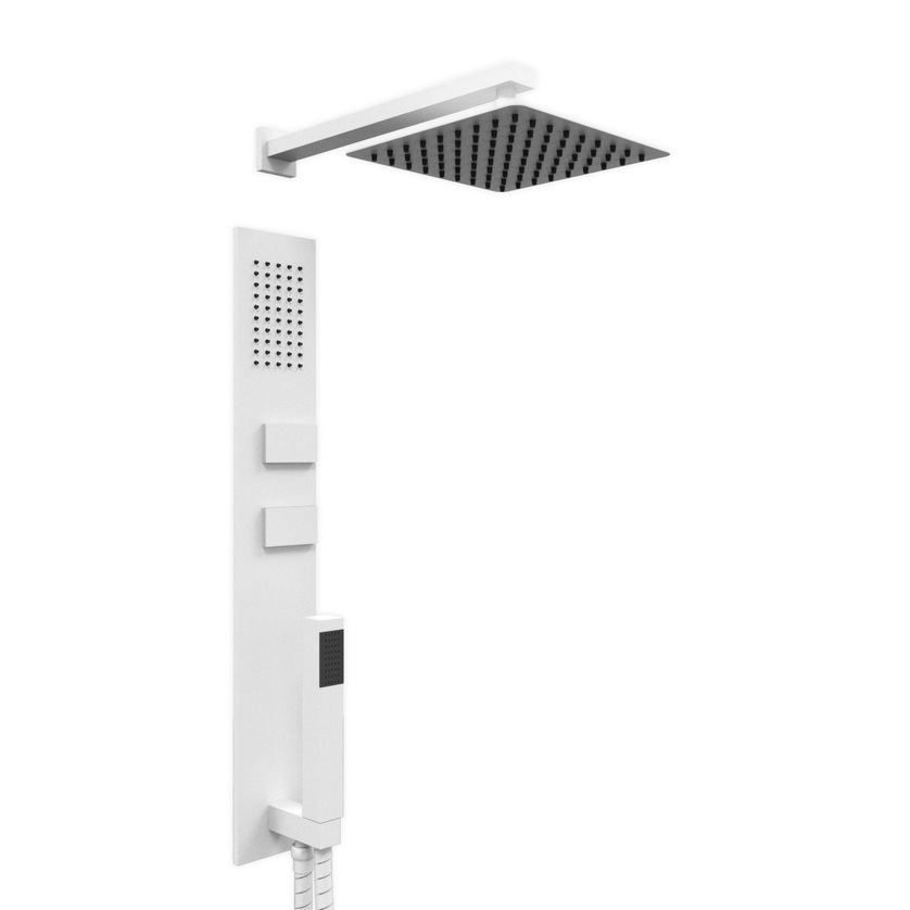 COLUMNA INTEGRAL 650 VOL CUADRADO WHITE HIDROMET – 10 AÑOS DE GARANTÍA [87736BLBL]