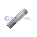 NIPLE ACERO INOX. DE 1/2" X 80 MM DE LARGO CON ROSCA 12MM - SyL