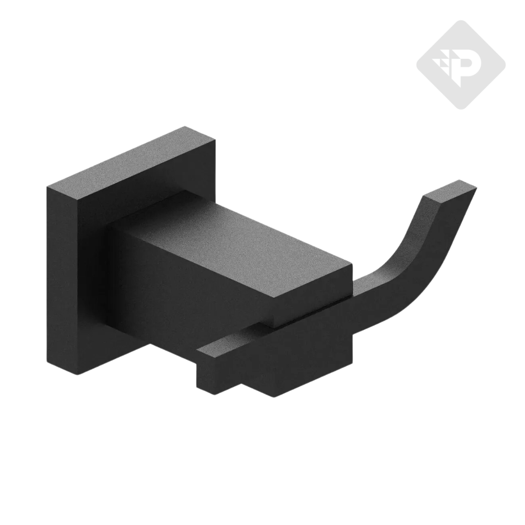 ACCESORIO PERCHA GEOMETRY BLACK HIDROMET  – 10 AÑOS DE GARANTÍA [2852NEGR]