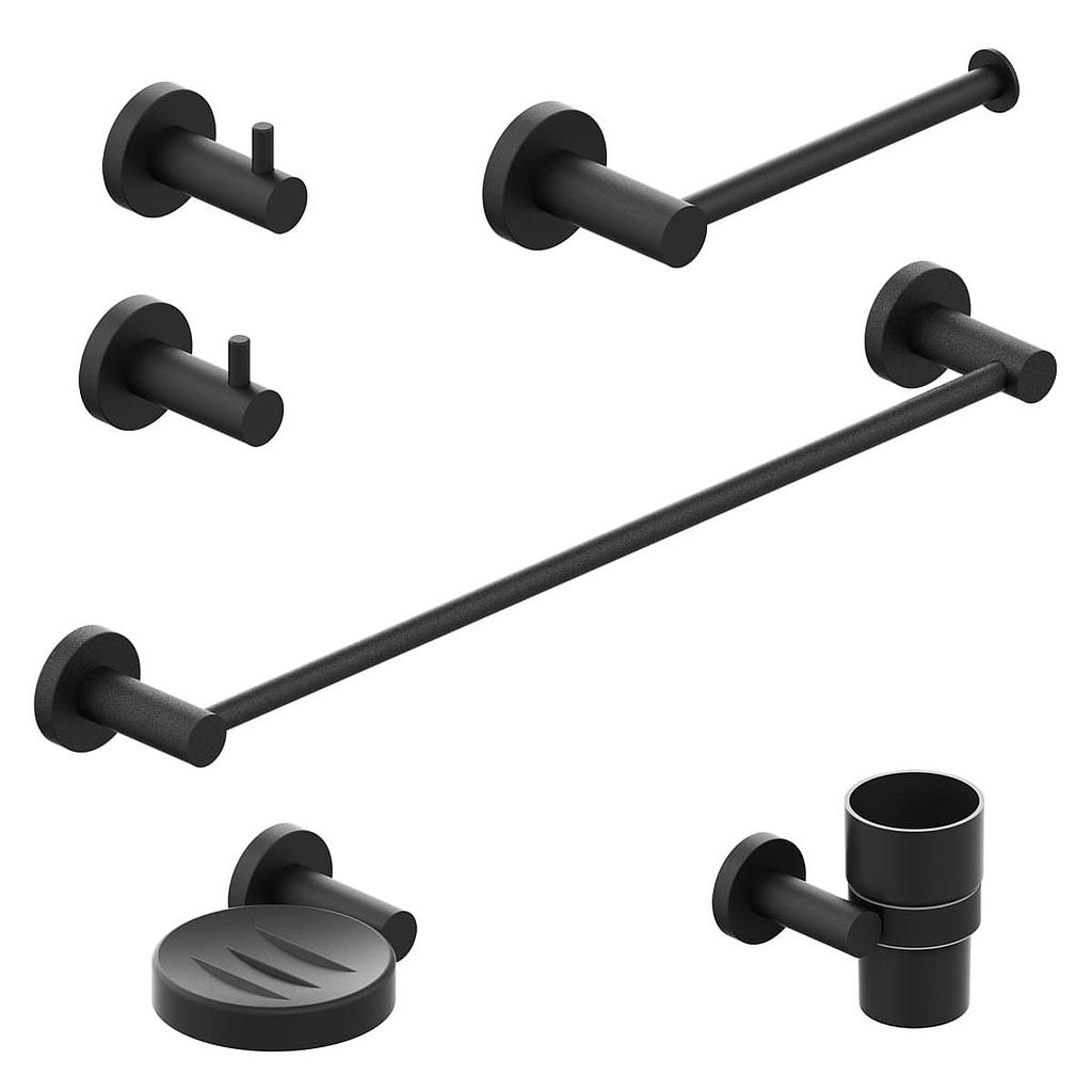 ACCESORIO KIT 6 PIEZAS DYNAMIC BLACK HIDROMET – 10 AÑOS DE GARANTÍA [8582NEGR]
