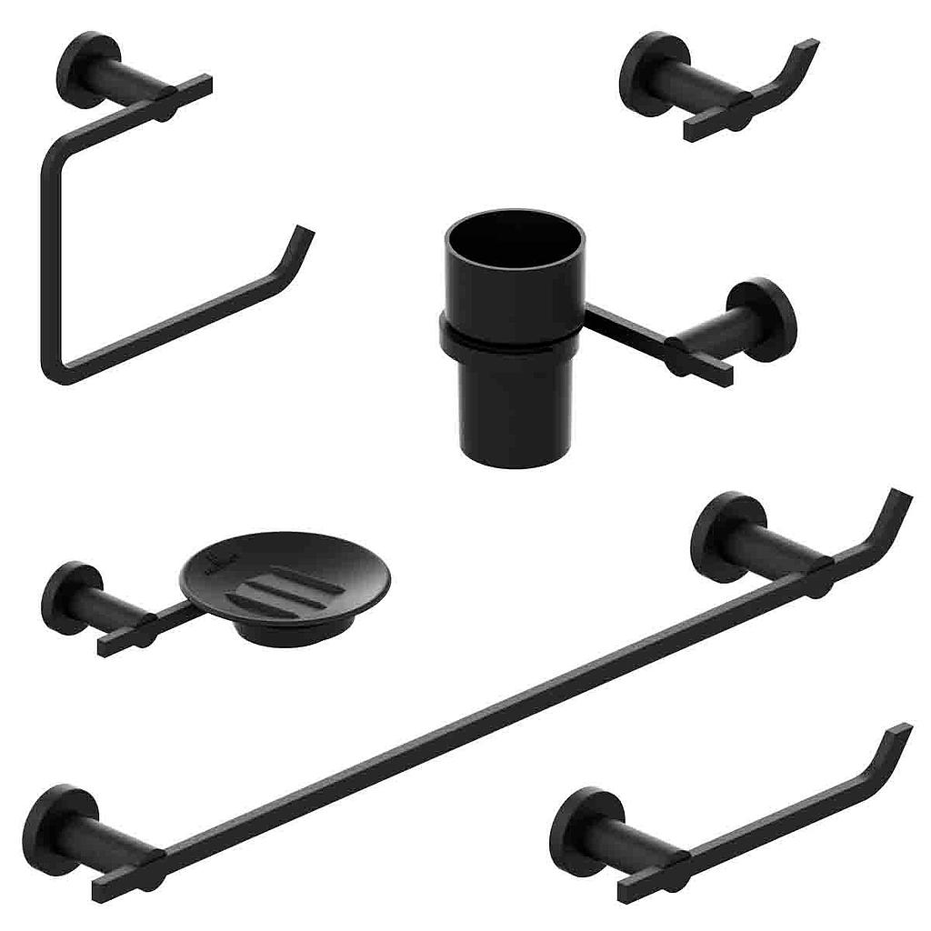 ACCESORIO KIT 6 PIEZAS LOOK BLACK HIDROMET  – 10 AÑOS DE GARANTÍA [03182NEGR]