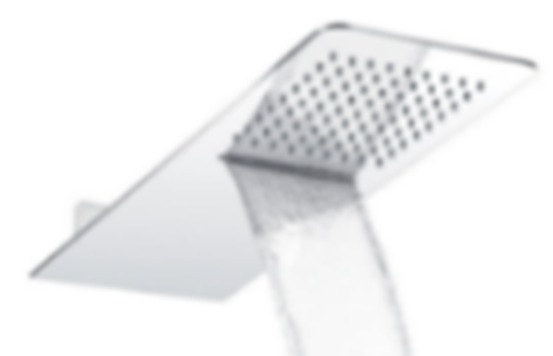 GRIFERÍA DUCHA PARED SLIM CON LAMA RECTANGULAR WHITE HIDROMET – 10 AÑOS DE GARANTÍA [1915BLBL]