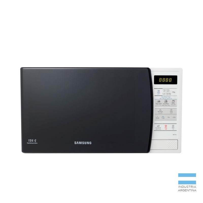 MICROONDAS SAMSUNG 20L DIGITAL INTERIOR CERÁMICO - BLANCO [SAME731KKD]