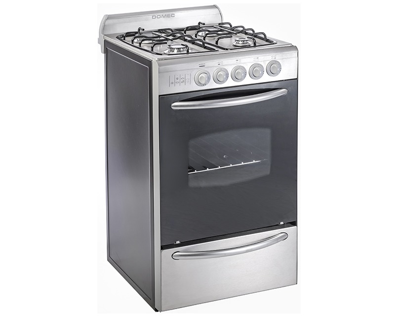 COCINA MULTIGAS CXAV 4 HORNALLAS ACERO INOXIDABLE - DOMEC [61945]