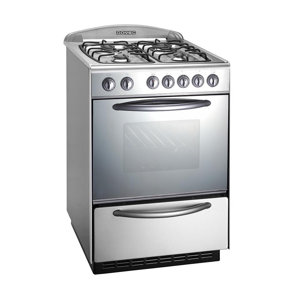 COCINA MULTIGAS CXCLV REFLEX 4 HORNALLAS ACERO INOXIDABLE - DOMEC [61982]