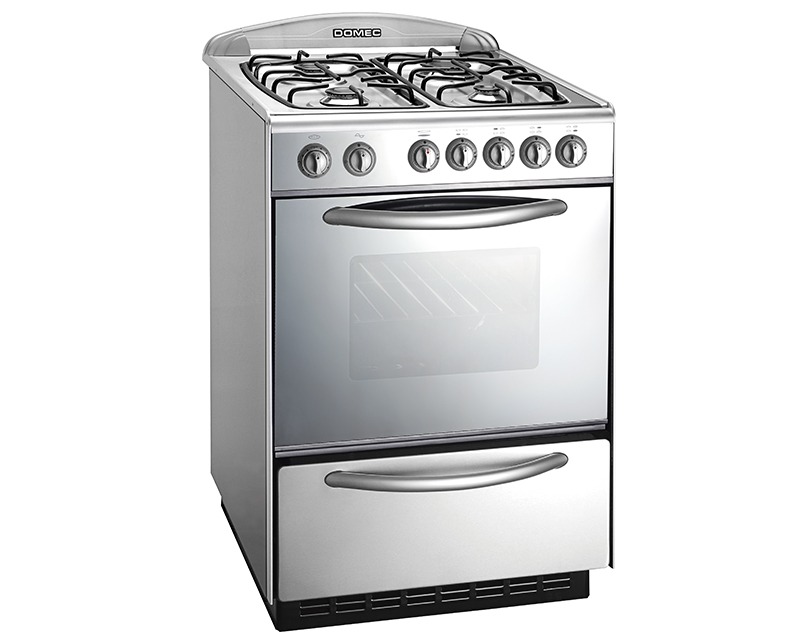 COCINA MULTIGAS CXCLTSV REFLEX 4 HORNALLAS ACERO INOXIDABLE - DOMEC [61983]