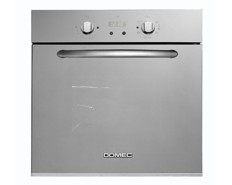 HORNO MULTIGAS CON GRILL ELÉCTRICO HRTS18 REFLEX ACERO INOXIDABLE - DOMEC [62217]