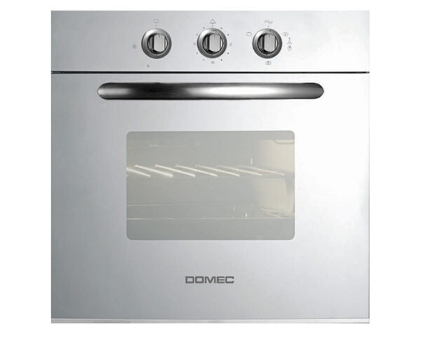 HORNO MULTIGAS CON GRILL ELÉCTRICO H18 - EFICIENCIA ENERGÉTICA: A - CON LUZ, TIMER DIGITAL, SPIEDO Y TERMOSTATO - 60CMX60CM - ESPEJADO - DOMEC [62214]