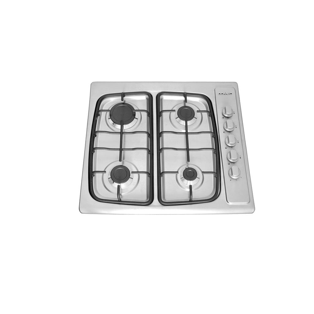 ANAFE MULTIGAS 4 HORNALLAS AXV ACERO INOXIDABLE - DOMEC [63133]