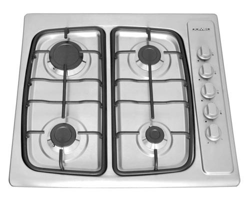 ANAFE MULTIGAS 4 HORNALLAS AVXV ACERO INOXIDABLE - DOMEC [63135]