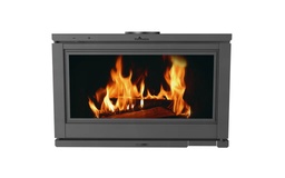 [26134] CALEFACTOR DOBLE APLICACIÓN A LEÑA OMBU 1120 27000 kcal - Salida de humo 10" - 240m2  - TROMEN [01-000-038]