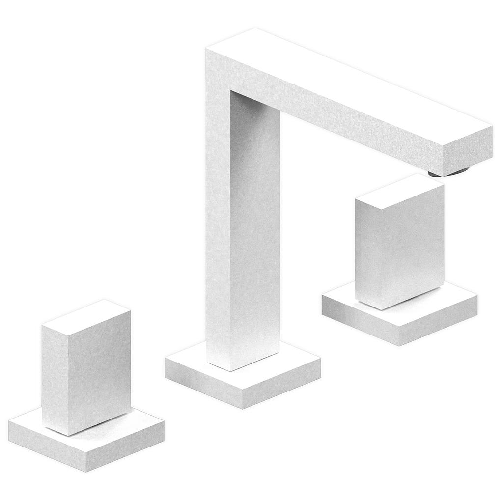 [26399] GRIFERÍA BICOMANDO LAVATORIO BLOCK UP WHITE HIDROMET – 10 AÑOS DE GARANTÍA [34001BLBL]