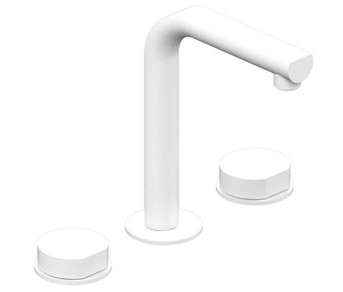 [26417] GRIFERÍA BICOMANDO LAVATORIO LUXURY WHITE HIDROMET – 10 AÑOS DE GARANTÍA [15006BLBL]