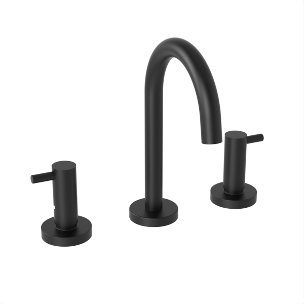 [26455] GRIFERÍA BICOMANDO LAVATORIO JET BLACK HIDROMET – 10 AÑOS DE GARANTÍA [03701NEGR]