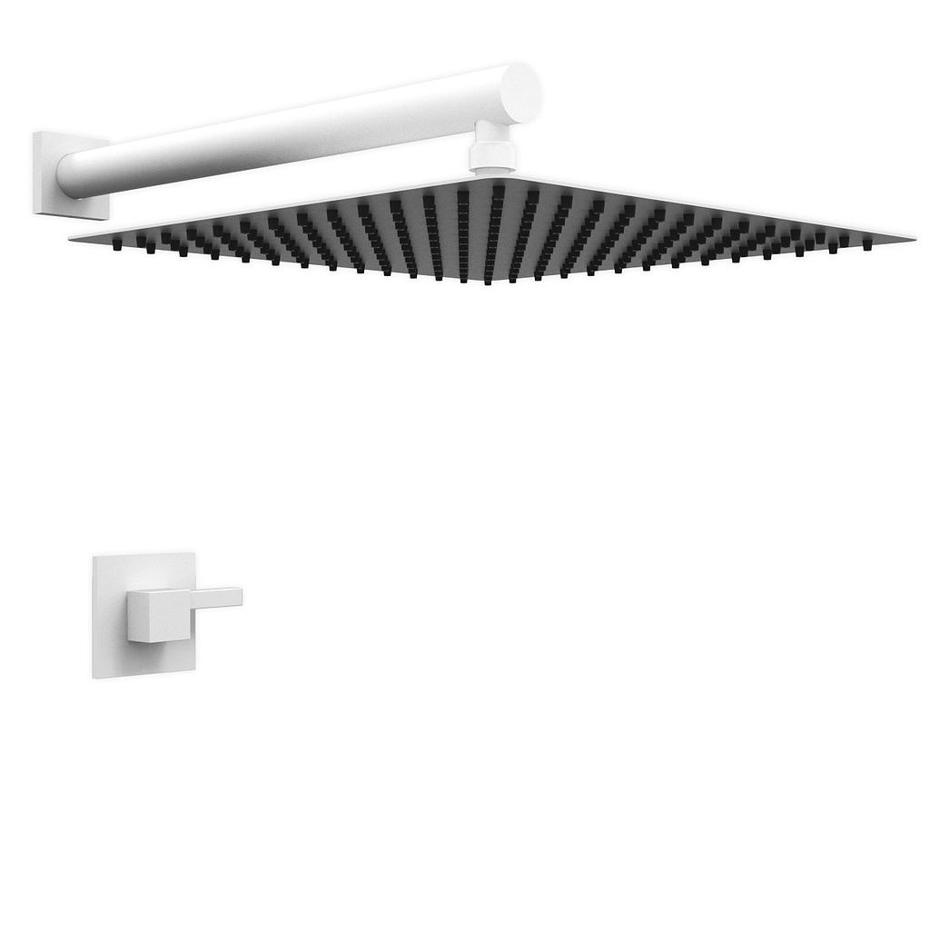 [26471] GRIFERÍA MONOCOMANDO DUCHA SIN TRANSFERENCIA ONE BLOCK WHITE HIDROMET – 10 AÑOS DE GARANTÍA [3504BLBL]