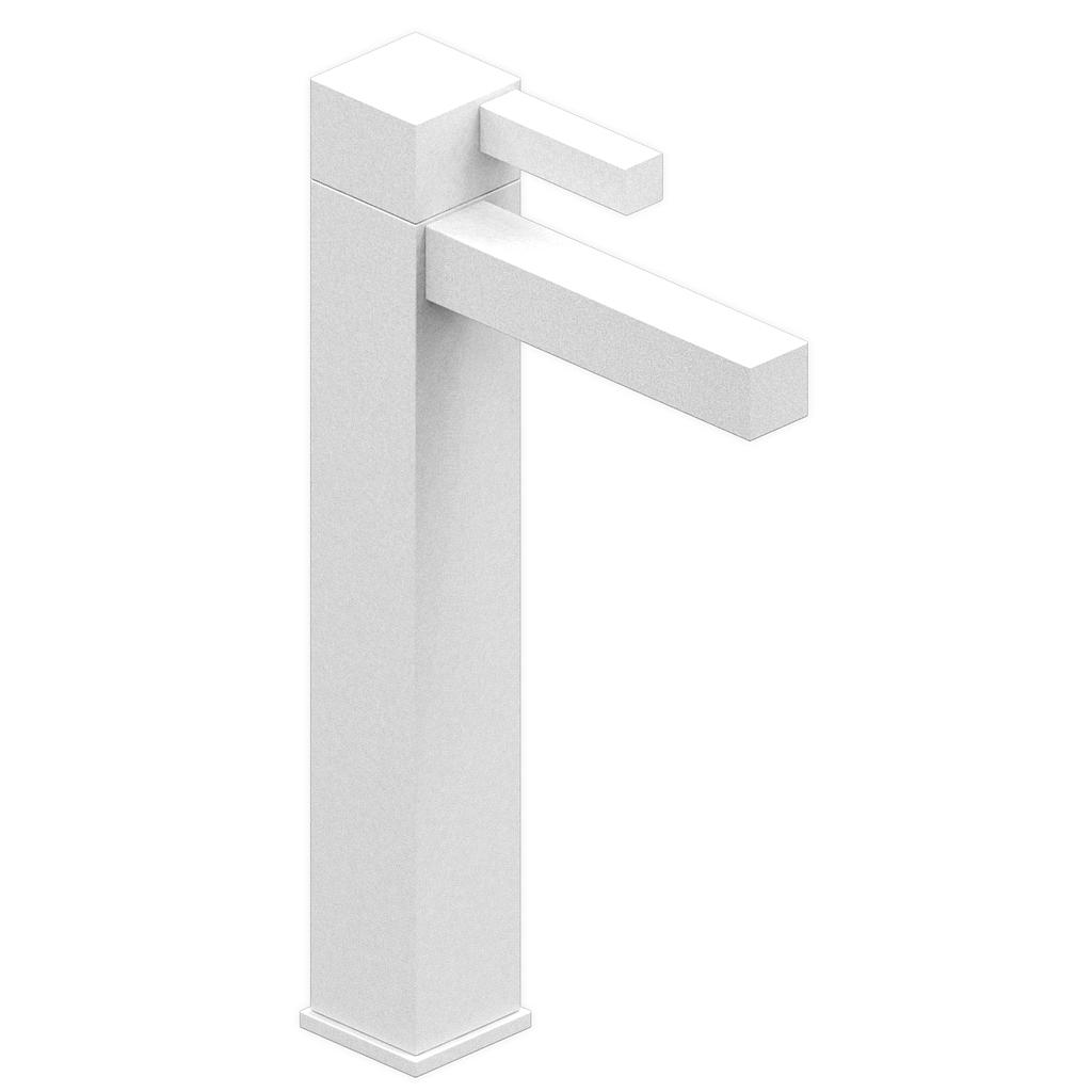 [26474] GRIFERÍA MONOCOMANDO LAVATORIO ALTO ONE BLOCK WHITE HIDROMET – 10 AÑOS DE GARANTÍA [3515BLBL]