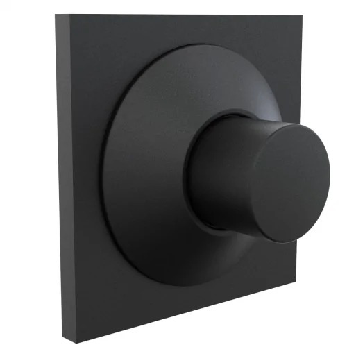 [26584] VÁLVULA DESCARGA INODORO CUADRADA CON CORTE BLACK HIDROMET – 10 AÑOS DE GARANTÍA [940NEGR]