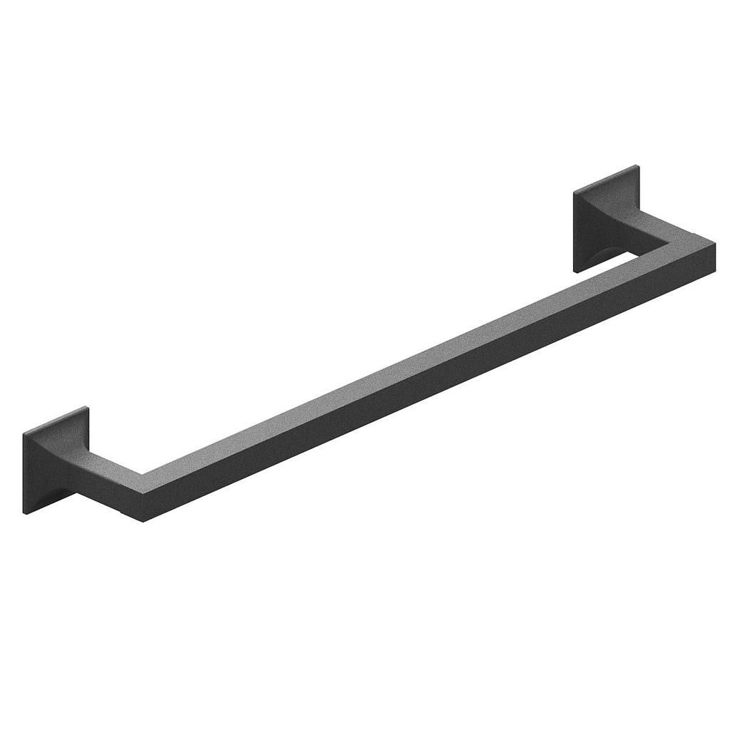 [26602] ACCESORIO TOALLERO BARRAL NEW CASTLE BLACK HIDROMET – 10 AÑOS DE GARANTÍA [50041NEGR]