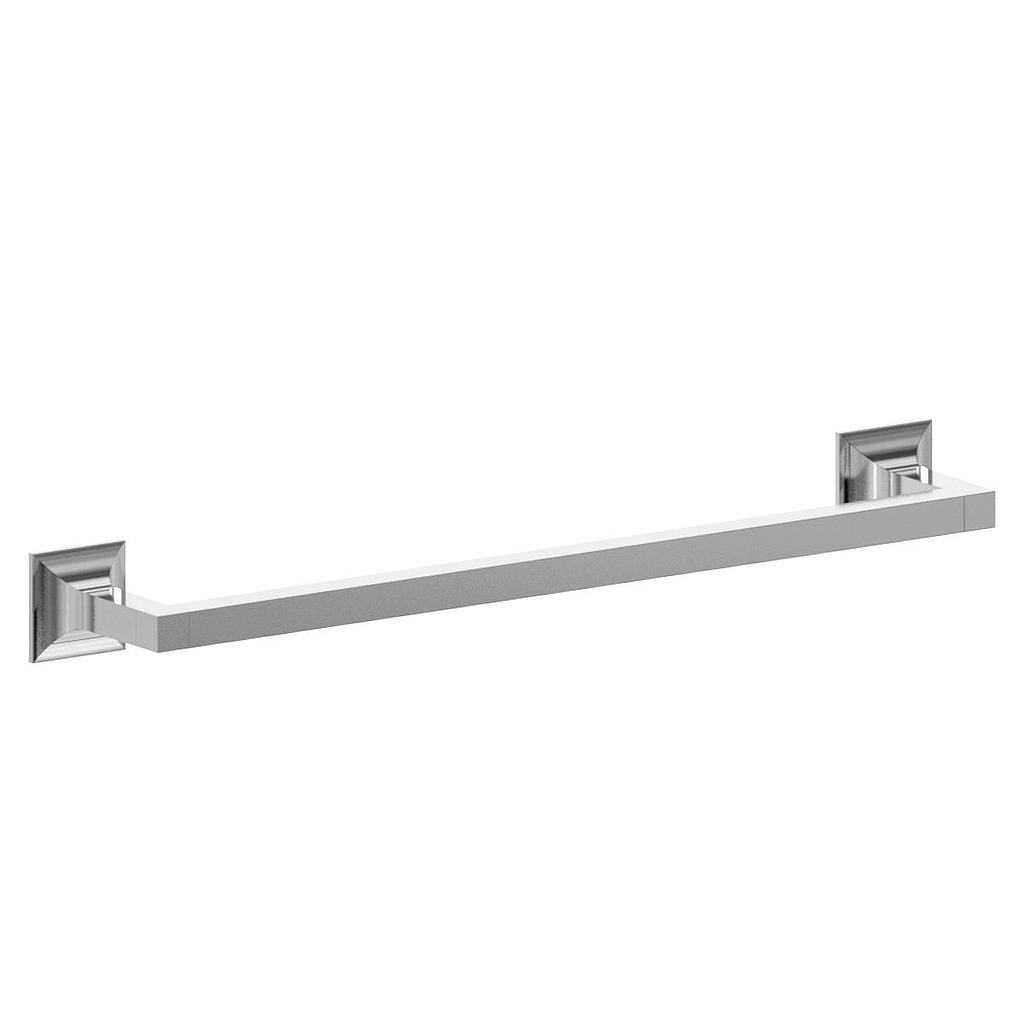 [26608] ACCESORIO TOALLERO BARRAL NEW CASTLE CROMO -  HIDROMET [50041CRCR]
