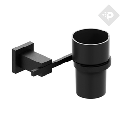 [26623] ACCESORIO PORTA CEPILLO GEOMETRY NEGRO -  HIDROMET [2811NEGR]