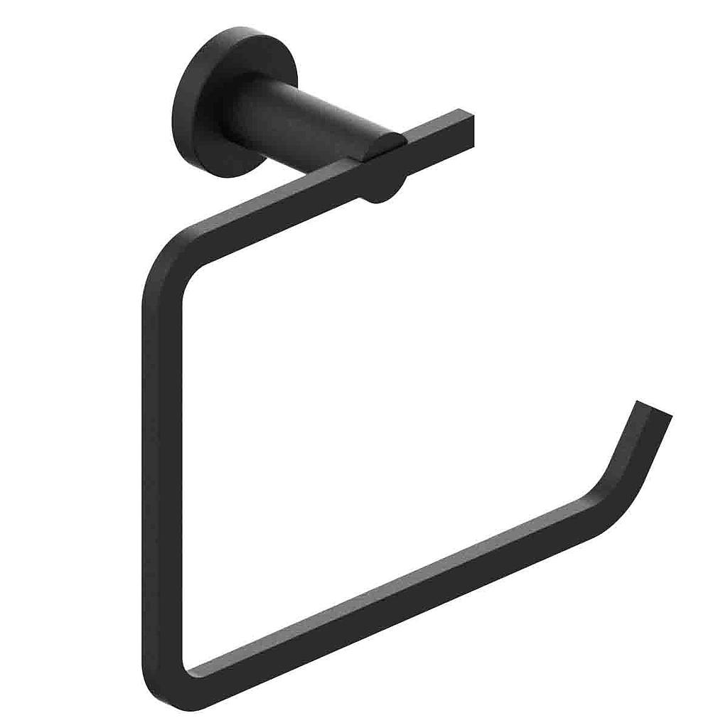 [26691] ACCESORIO TOALLERO ARGOLLA LOOK NEGRO -  HIDROMET [03143NEGR]