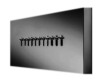 [26748] GRIFERÍA LAMA PARED CON MOVIMIENTO BLACK HIDROMET – 10 AÑOS DE GARANTÍA [1913NEGR]