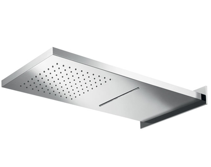 [26751] GRIFERÍA DUCHA PARED CON LAMA RECTANGULAR CROMO HIDROMET – 10 AÑOS DE GARANTÍA [1914CRCR]