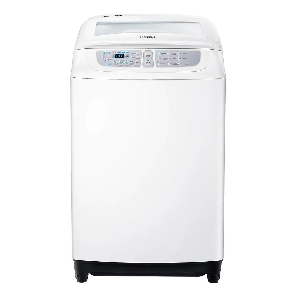 [26811] LAVARROPAS SAMSUNG CARGA SUPERIOR TECNOLOGÍA WOBBLE 7KG  700 RPM - BLANCO [SAWA70F5S4UDW]